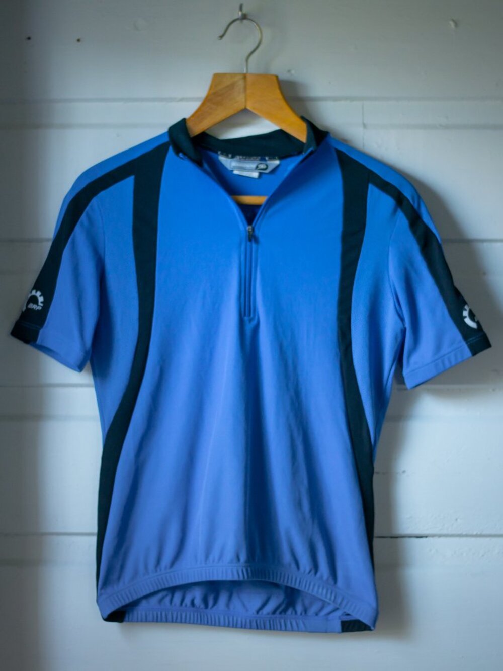 Sugoi BRP Blue Half-Zip Short Sleeve Cycling Jersey Women's Size S